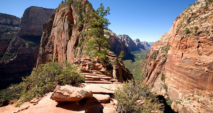 Angel's Landing Trail in Zion National Park. (Photo courtesy of Utah Office of Tourism)