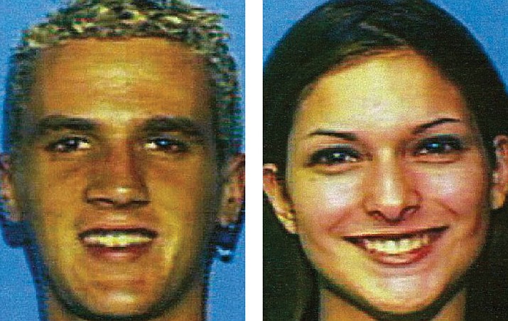 On Oct. 17, 2003, Brandon Rumbaugh and his girlfriend Lisa Gurrieri left Scottsdale for an overnight camping trip north of Phoenix and never came home. They were found dead in the bed of a Ford F-150 pick-up truck near Bumble Bee, Arizona. (Yavapai Silent Witness/Courtesy)