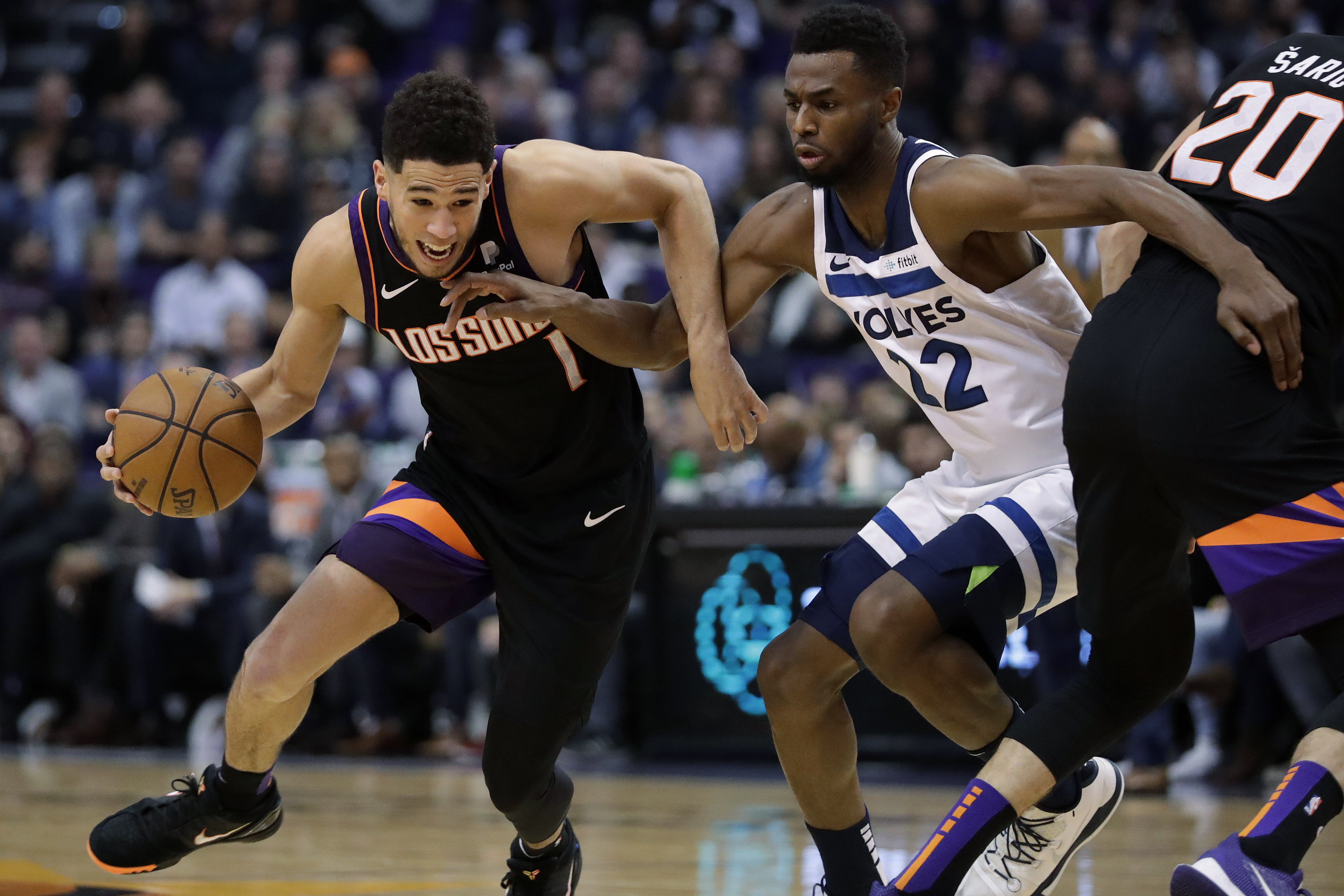 Booker, Oubre carry Suns past Timberwolves 125109 The Daily Courier