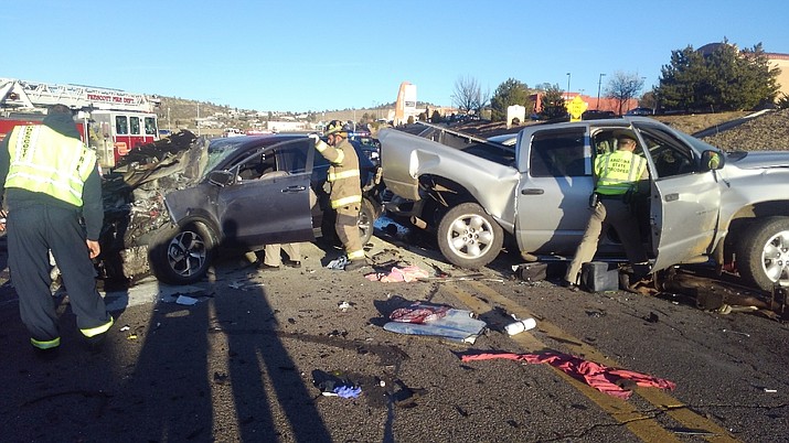 7-vehicle crash on Highway 69 sends 2 to hospitals | The Daily Courier