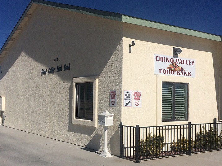 The Chino Valley Food Bank received a donation of about $781 from the Chino Valley United Methodist Church Wednesday, Dec. 11. (Jason Wheeler/Review)