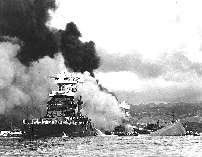 New U.S. Navy submarines will revive the names of the USS Arizona and USS Oklahoma, two of the biggest casualties of the Japanese attack on Pearl Harbor during World War II, officials said. (AP image)