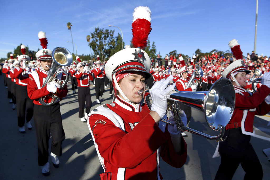 Watch Floats, marching bands hit the streets for 131st Rose Parade