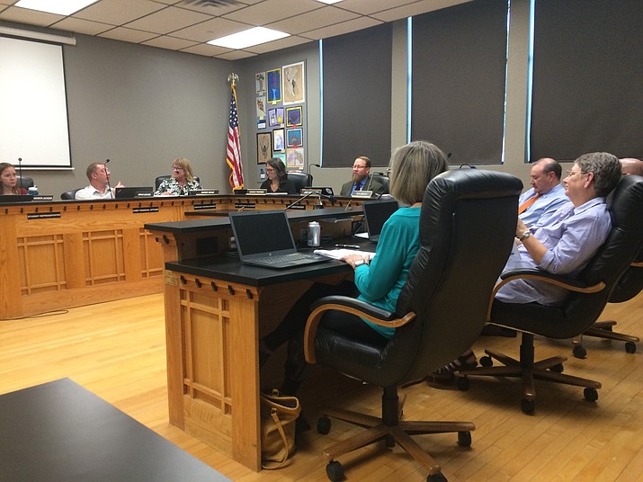 The Prescott Unified School District receives an update about how it is spending its $15 million bond and $6 million override in this October 1, 2019 file photo. (Courier file)