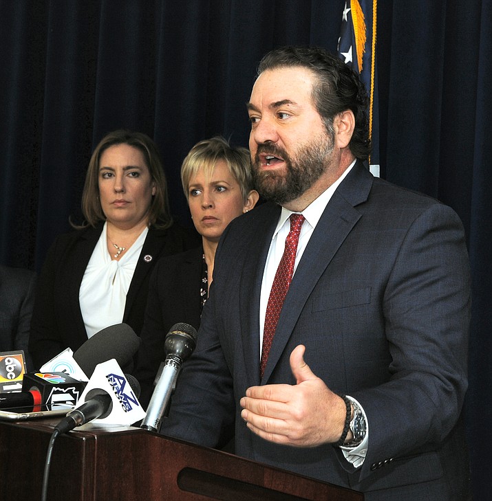 In a new legal brief filed with the 10th Circuit Court of Appeals, Attorney General Mark Brnovich said the rights of Lorie Smith trump a Colorado law which makes it illegal for businesses open to the public to refuse to offer services because of a customer's sexual orientation. That same law also bars companies from posting notices that they won't serve gays. (Capitol Media Services file photo by Howard Fischer)