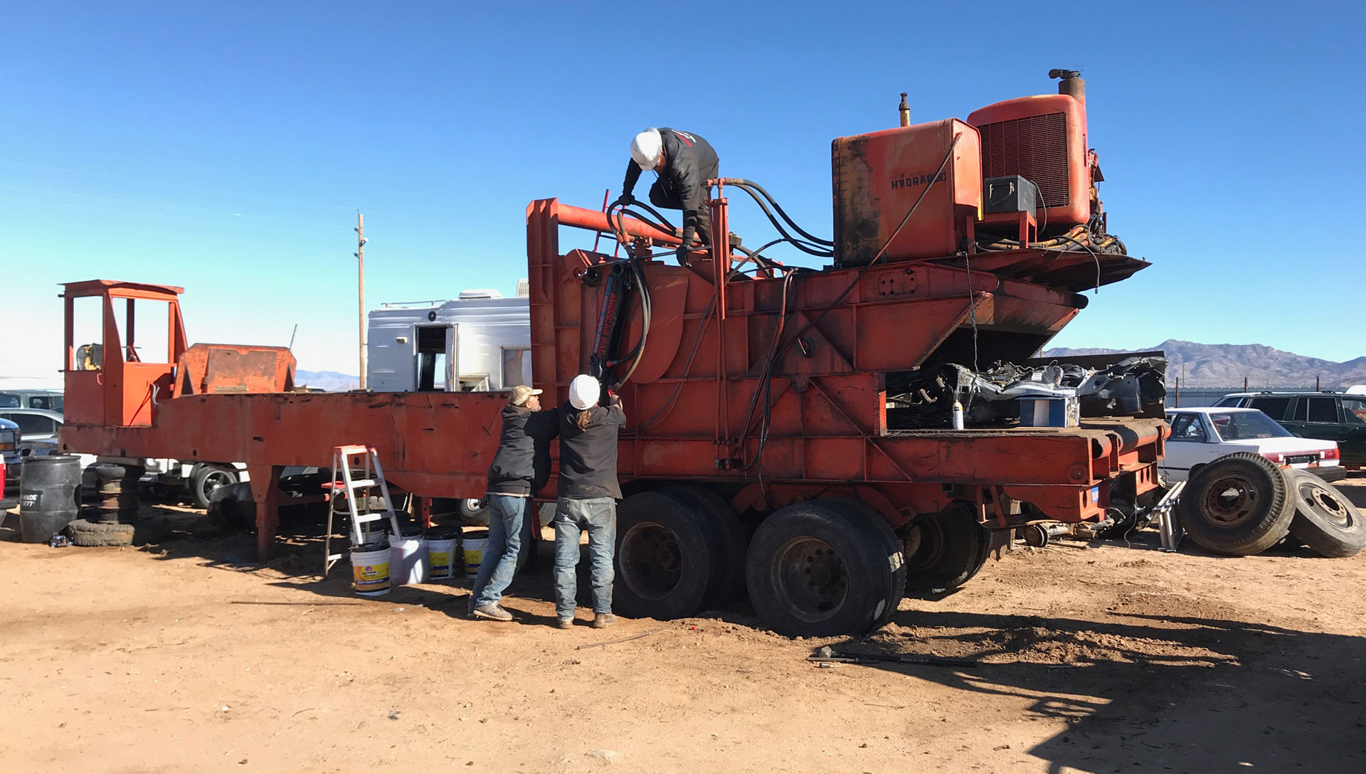 American Made Machinery, Desert Towing resurrect Kingman car crusher