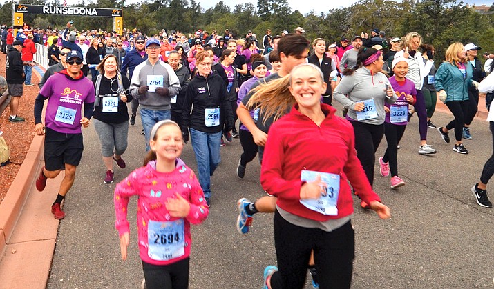 The 15th annual RunSedona races, set for Saturday, Feb. 1, are expected to draw more than 3,000 competitors to Sedona and about 6,000 visitors into the area. VVN file photo