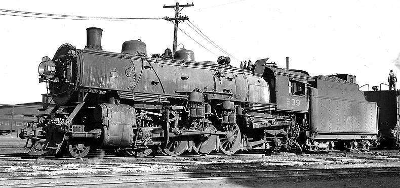 SP&S O-3 539 ex NP 1762 Brooks 1917 - donated Vancouver Pasco WA 4/30/1945