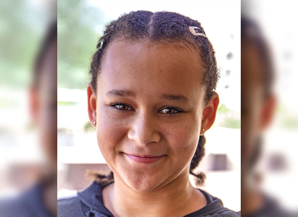 A fun and spunky girl, Trinitee is an awesome athlete who loves softball, basketball, riding bikes and skateboarding. She has lots of friends, enjoys her math and reading classes at school, and will eat ramen noodles and hot wings any day of the week. She dreams of playing in the WNBA one day. Get to know Trinitee at https://www.childrensheartgallery.org/profile/trinitee and other adoptable children at the childrensheartgallery.org. .