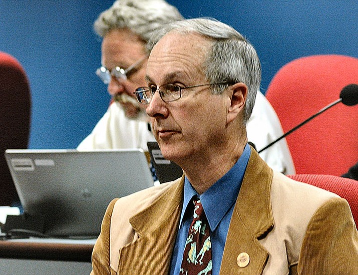 Rep. Bob Thorpe, R-Flagstaff, calls his bill a matter of common sense, adding that it would curb the influence of someone from another state who might have millions of dollars to spend and finances an initiative drive to change Arizona law. (Howard Fischer/Capital Media Services)