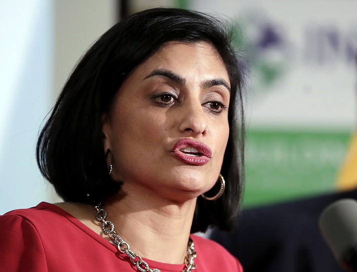 In this Nov. 29, 2017 photo, Seema Verma, administrator of the Centers for Medicare and Medicaid Services, speaks during a news conference in Newark, N.J. Governors of both parties are warning that a little-noticed regulation proposed by the Trump administration could lead to big cuts in Medicaid, restricting their ability to pay for health care for low-income Americans. (Julio Cortez/AP, File)