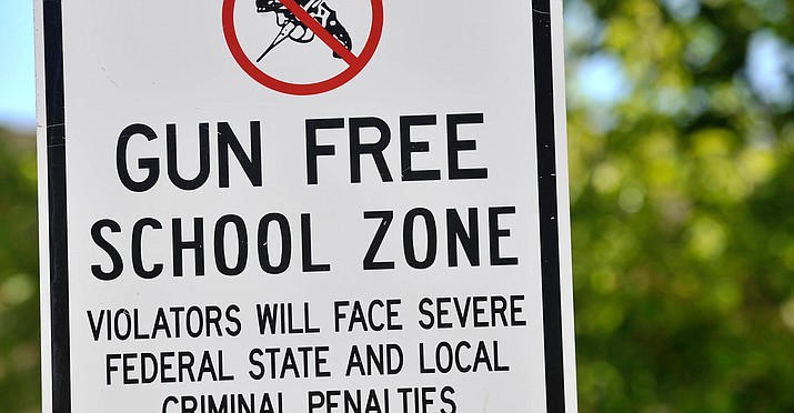 Governments that post “gun-free zones” could be liable for injuries if SB 1664 becomes law. (Courier file)