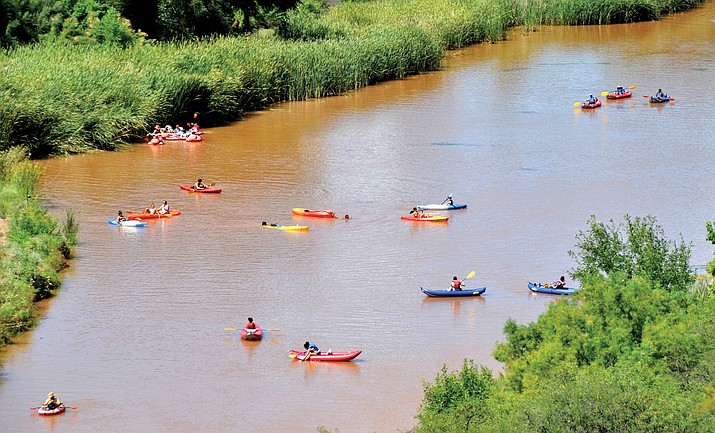 The Friends of the Verde River announced Tuesday its first “grade” of the river itself, with 16 entities contributing to an evaluation process. The overall score, which is meant to evaluate the overall health of the river, is 57 percent, or what’s being called a “C-plus” grade. VVN file/Vyto Starinskas