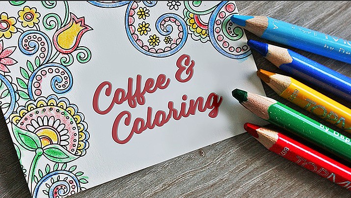 Coffee & Coloring is every Tuesday morning at 10:30. (Courtesy)