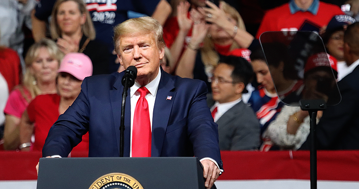 President Trump has raised $1.4 million from donors in Arizona where he faces no primary after the state Republican Party canceled the primary for president this year. (Photo by Reno Del Toro/Cronkite News)