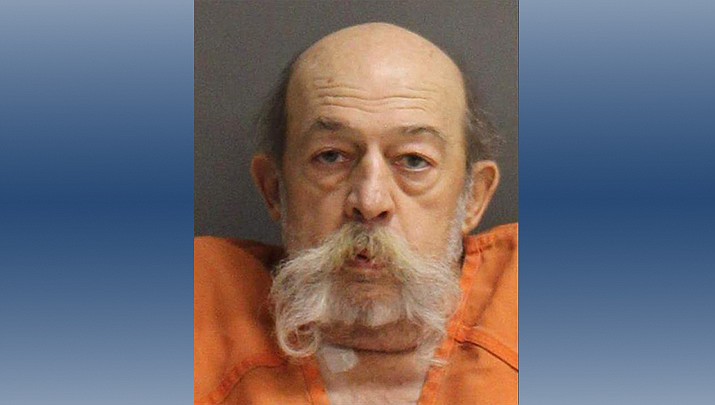 John David King, 75, admitted to using a lighter to set a plastic bag on fire at a hospital in New Smyrna Beach on Saturday, news outlets reported. (Volusia County Sheriff's Office)
