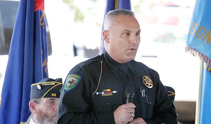 Detective Michael Jardine will leave the Camp Verde Marshal’s Office to become chief of the Coyote Valley Reservation Police Department. VVN/Bill Helm