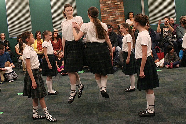 The Sacred Heart Irish Step Dancers will perform at the Prescott Public Library, 215 E. Goodwin St. from 4 to 5 p.m. on Thursday, March 12. (Prescott Public Library)