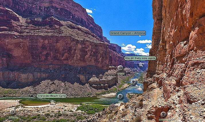 Visitors to the Virtual Field Trips site can choose between unguided tours, discovering the mystery of Blacktail Canyon or exploring remote areas of the Grand Canyon using imaging tools. There are lots of hidden gems along the way.