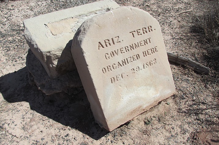 The broken monument at Navajo Springs. (John Krizek/Courtesy)