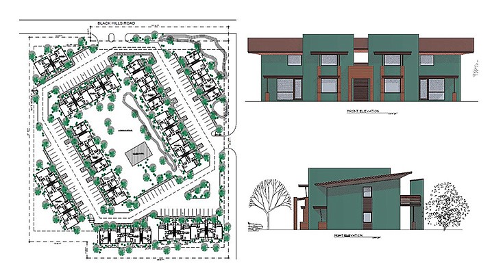 The Town of Clarkdale’s Design Review Board is set to discuss a proposed 72-unit apartment complex in the near future. Courtesy of Clarkdale Community Development
