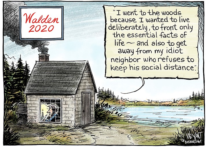 Editorial cartoon (1): April 4, 2020