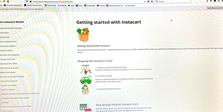 Virtual shopping aids Verde Valley as customers buy groceries