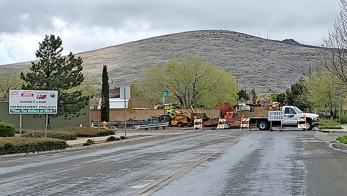 Prescott Valley closes Sunset and Pine View Intersection ...