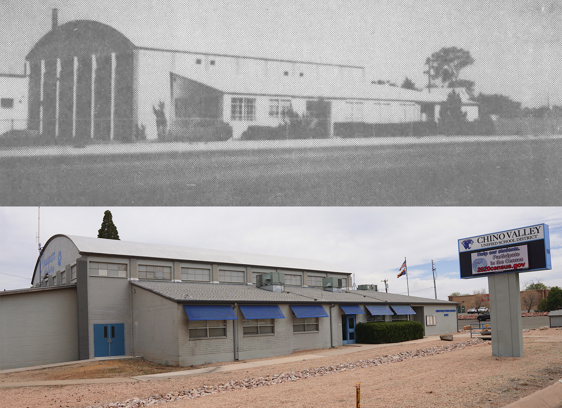 Chino Valley school district building was a former WWII Air Force