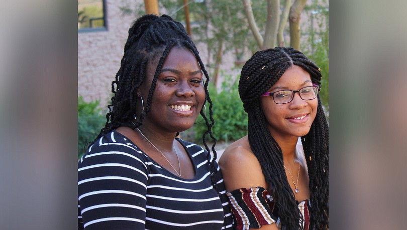 Tieyasiajan and Arionna are energetic sisters who bring smiles and laughter everywhere they go! Tieyasiajane, who goes by TJ, is a natural-born leader with talents in dancing and baking, while Arionna is charismatic and sociable and loves to braid hair. Get to know these sisters at https://www.childrensheartgallery.org/profile/tieyasiajane-and-arionna# and other adoptable children at the childrensheartgallery.org.