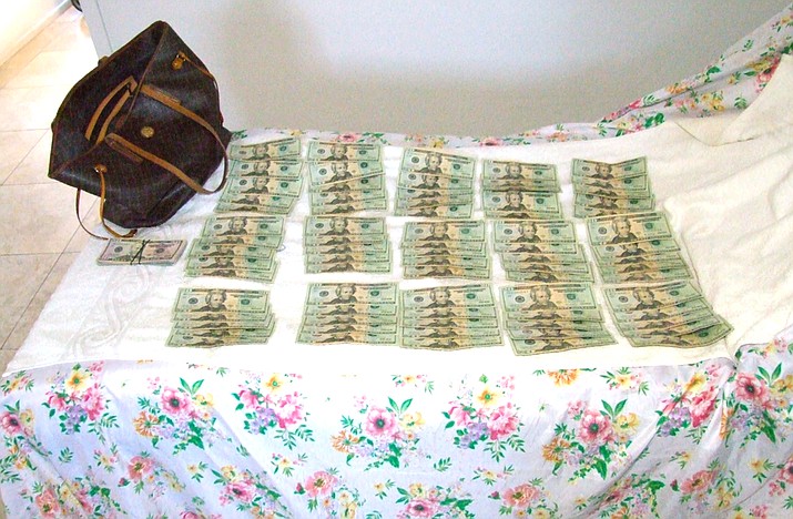 Lake Havasu City police found large amounts of cash inside A Body Spa during a raid on seven area massage parlors on Sept. 20, 2018. The raid was the culmination of a yearslong multiagency sex trafficking investigation. (Photo courtesy of Lake Havasu Police)