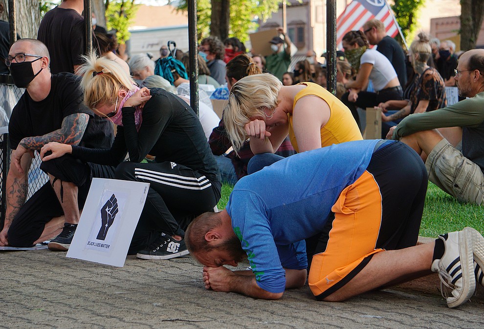 600 to 700 people protested peacefully in Prescott; no criminal conduct