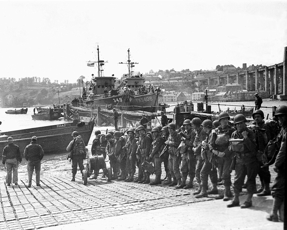 naval armada at normandy on d day images