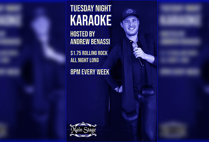 Andrew Benassi is Main Stage's Tuesday karaoke host, with singing starting at 8 p.m. There are a handful of events scheduled at the Cottonwood venue, but it isn't clear yet when a full schedule will return.