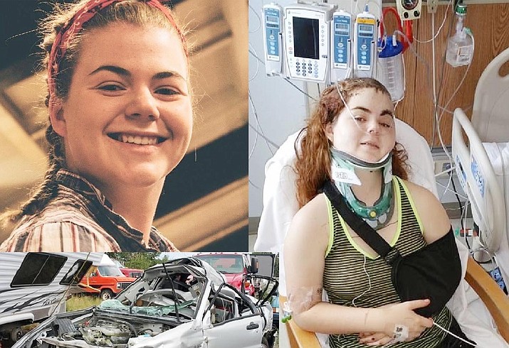 In 2016, a week before beginning her senior year of high school, Tara Kohlan was in an automobile accident. Her car lost traction, she hit a rock wall, over-corrected and went into the median, rolling her car six times. As many professionals stated, it’s a miracle she survived. Courtesy photos