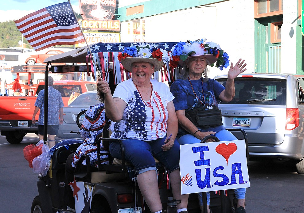 Riding out the Fourth: Peaceful protest parade makes its 