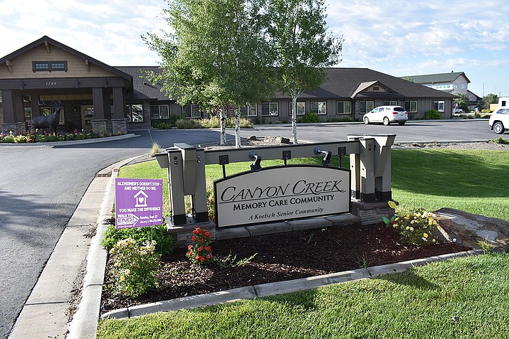 The Canyon Creek Memory Care Community is seen in Billings, Mont. on Friday, July 10, 2020. The facility that cares for people with dementia and other cognitive issues has seen at least seven deaths since a coronavirus outbreak sickened almost all its residents and many staff members. The Montana memory care facility that didn't carry out no-cost COVID-19 testing on its residents is reeling from an outbreak that has sickened more than 50 residents and 36 staff. (Matthew Brown/AP)