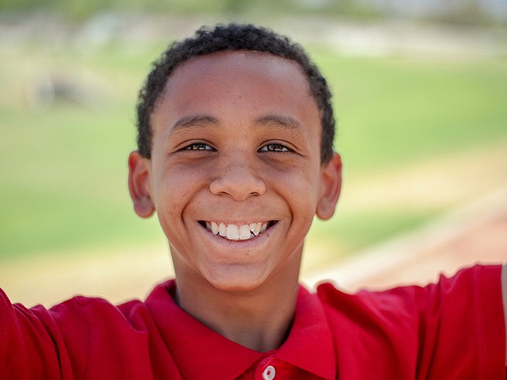 Tyree’s perfect day would include driving fast cars, playing basketball, rollerblading, and going swimming afterward – and a dinner of macaroni and cheese at The Golden Corral! Get to know Tyree at https://www.childrensheartgallery.org/profile/tyree and other adoptable children at childrensheartgallery.org. (Arizona Department of Child Safety)