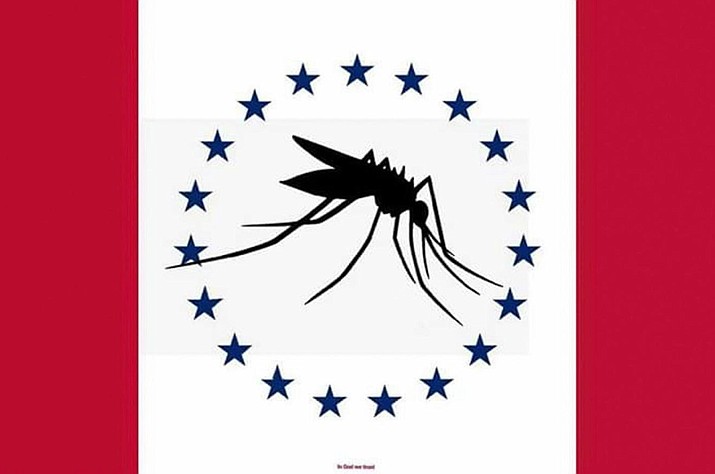 Proposed Mississippi mosquito flag. (Mississippi Department of Archives and History)
