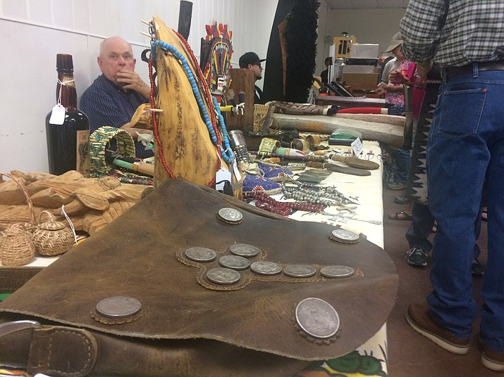 Some Western and Native American items for sale by Richard Straub of Prescott at the 2018 Prescott Antique Show and Vintage Market. This year's show will be held at the Findlay Toyota Center, 3201 N. Main St. Prescott Valley Aug. 29 and 30 (Jason Wheeler/Courier file photo)