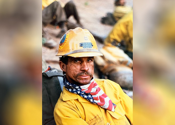 Charlie Nixon takes a break while working on a 20-man handcrew with the U.S. Forest Service on the Kaibab National Forest. Nixon retired from U.S. Forest Service after more than 30 years of service. (Photos/Charlie Nixon)