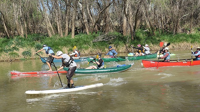 The Virtual Verde River Runoff will take place over an eight-day span, Sept. 12-20. Rather than a large group getting into and out of the Verde River, gathering in person, river rafters and boaters can get into the water at any time on those days. File photo