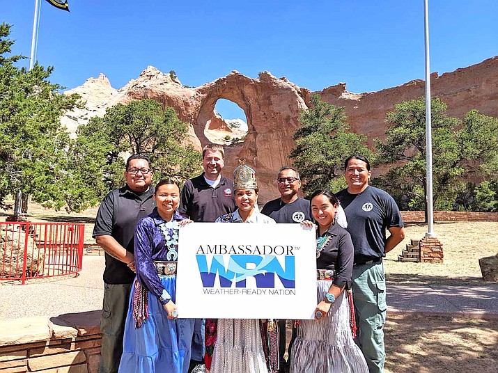 The Navajo Department of Emergency Management (NNDEM) was selected as the 2020 Weather-Ready Nation Ambassador of Excellence by the National Weather Service. NNDEM provides citizens of the Navajo tribe with prompt and reliable service for police, fire, and emergency medical logistical support and coordinates major emergency response. (Photo/National Weather Service)