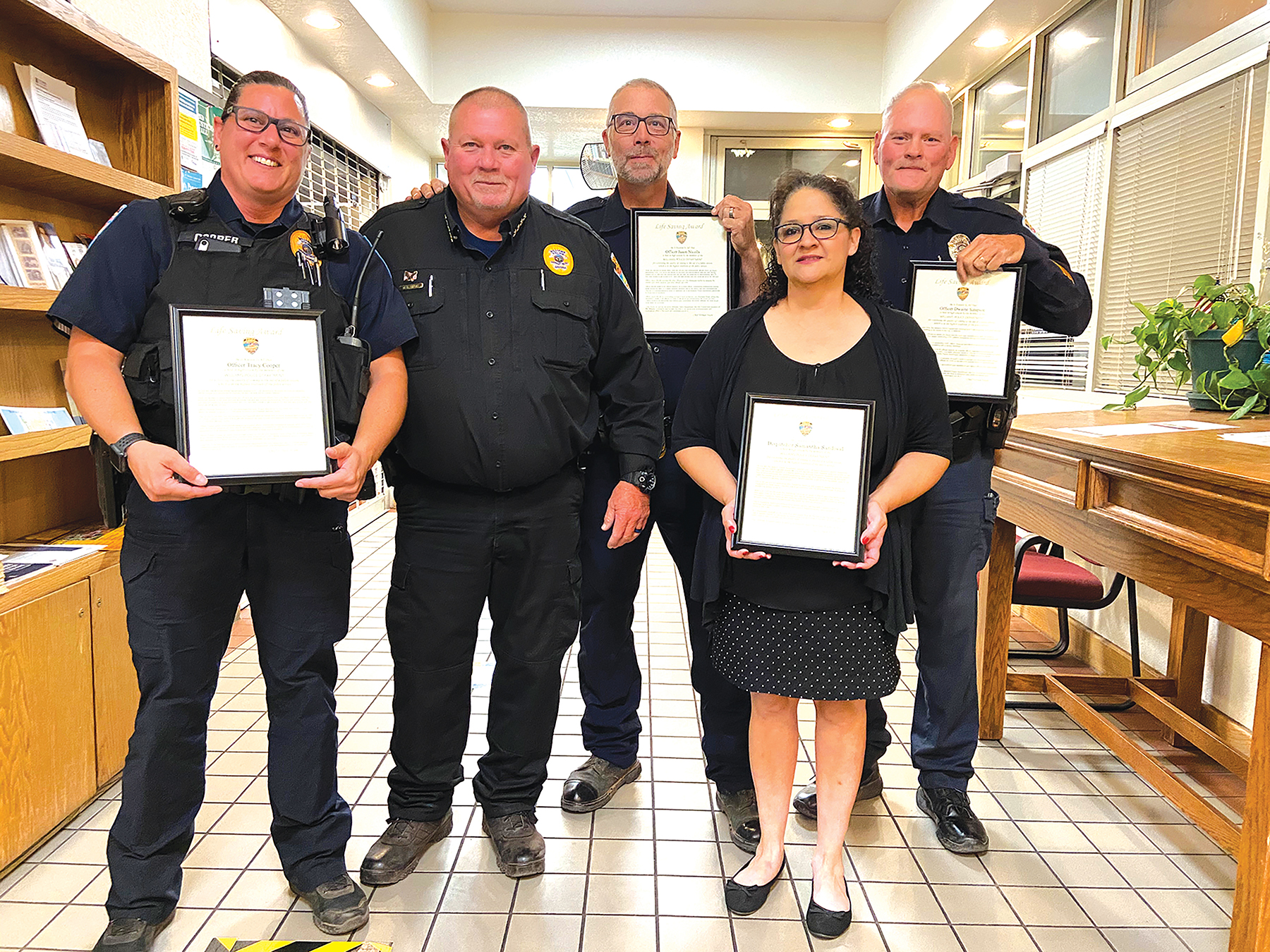 Everyday heroes Williams officers honored for lifesaving work