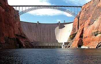 Human remains were found below Glen Canyon Dam overlook while officials were recovering the body of another fall victim. (Photo/NPS)