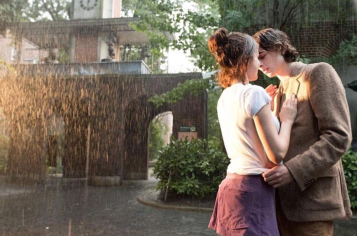 Timothée Chalamet, Elle Fanning and Liev Schreiber star in ‘A Rainy Day in New York.’ MPI Media Group