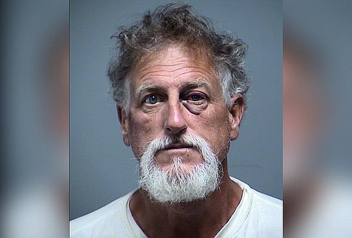 Jeffrey Thomas, 57, was booked into the Yavapai County Detention Center in Camp Verde. He is charged with second-degree attempted murder, aggravated assault on law enforcement, aggravated assault, unlawful discharge of a firearm and endangerment. Cottonwood PD photo