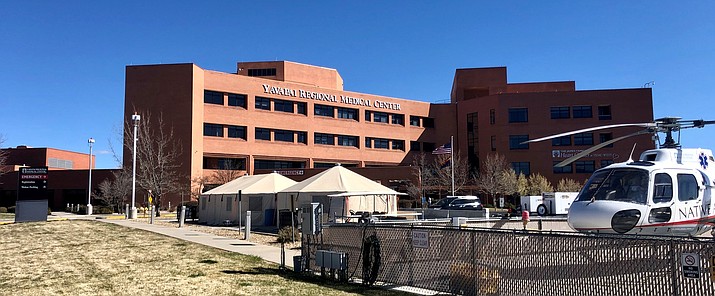 The spike in COVID-19 cases is forcing Dignity Health, Yavapai Regional Medical Center to once again impose restrictions limiting elective surgeries and visitors to protect all patients and staff. (Courier file photo)