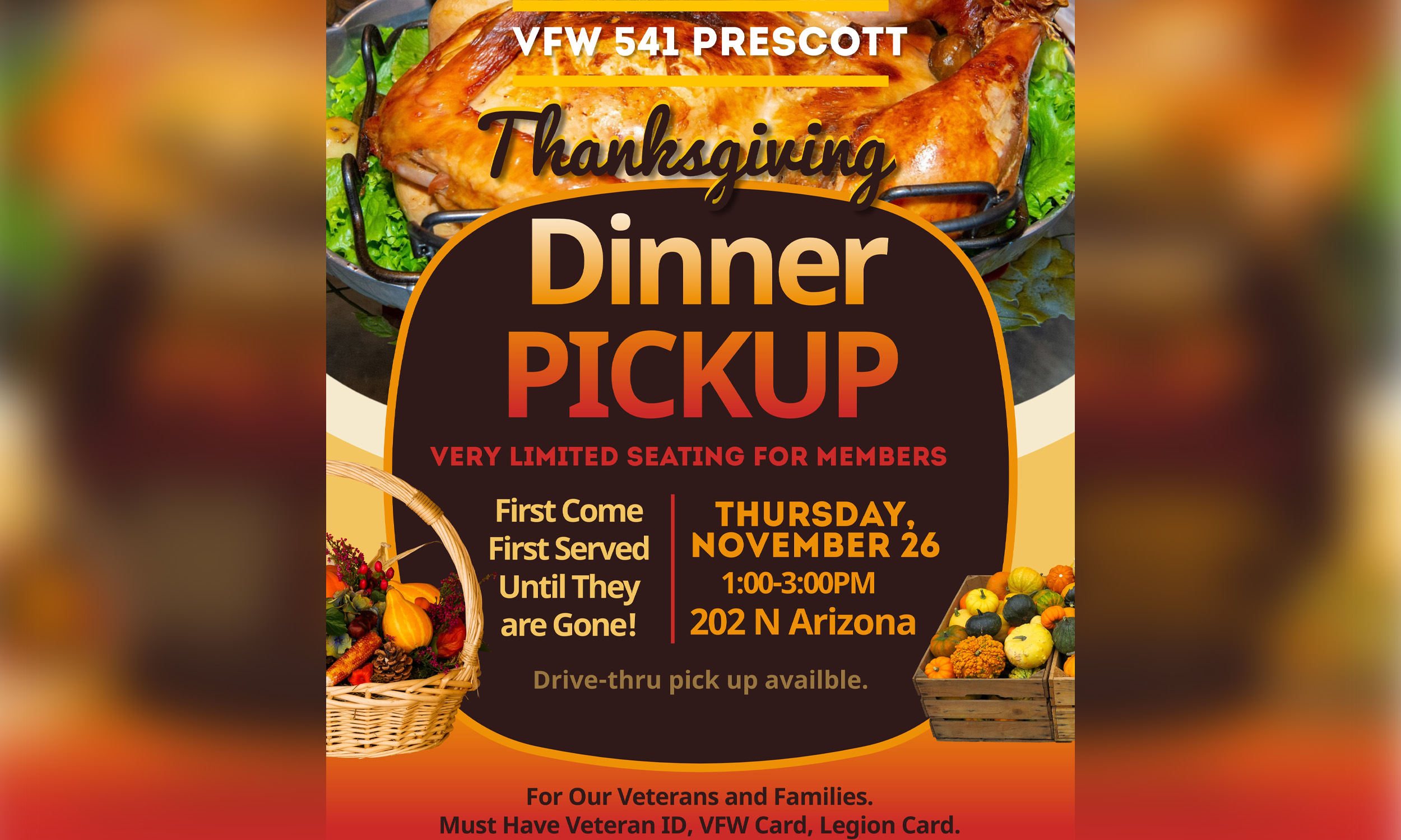 Veterans Thanksgiving Dinner - Nevada Department of Veterans Services