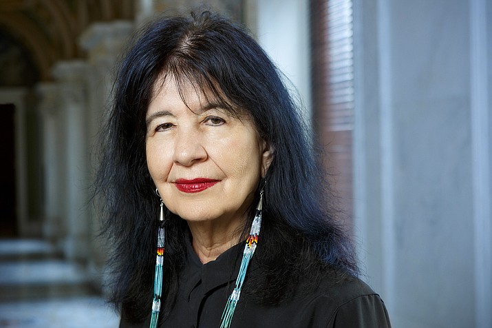 Joy Harjo continues into a third term as U.S. Poet Laureate as she launches “Living Nations, Living Worlds,” as a signature project during Native American Heritage Month. (Photo courtesy of Shawn Miller, Library of Congress)